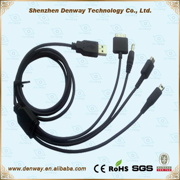 4 in 1 Charging Data Cable for PSP GO