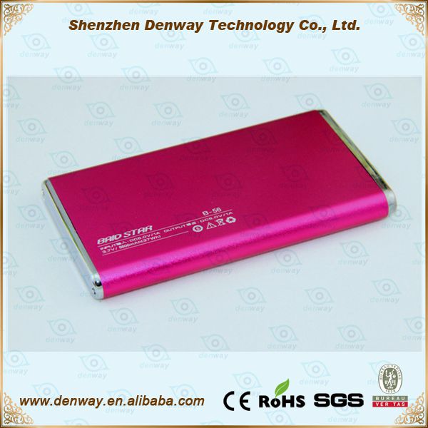 New 5600mAh External Portable Power Bank Backup Charger for Cell Phones